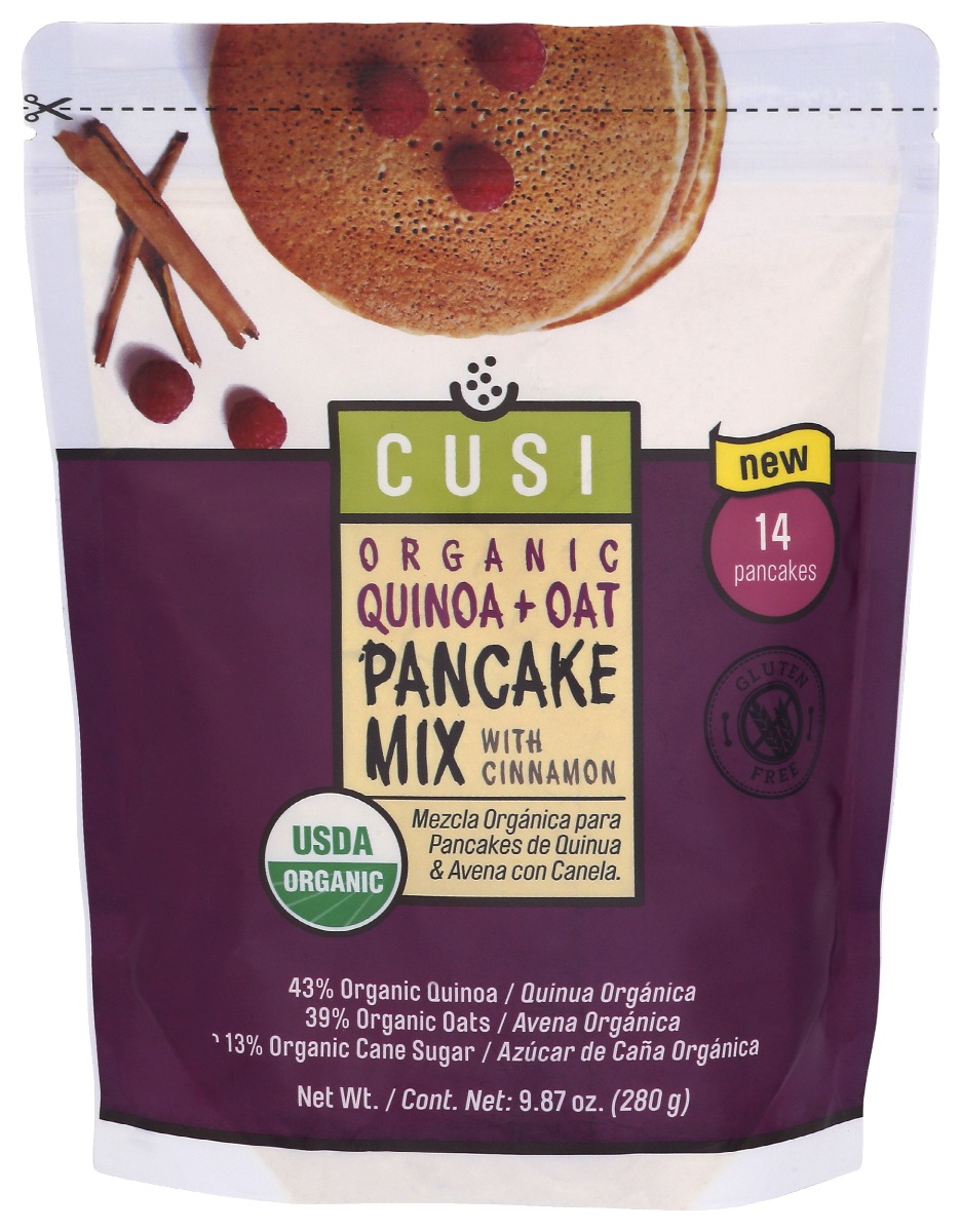 Picture of Cusi World KHCH00390840 9.87 oz Cinnamon Quinoa Oat Pancake Mix