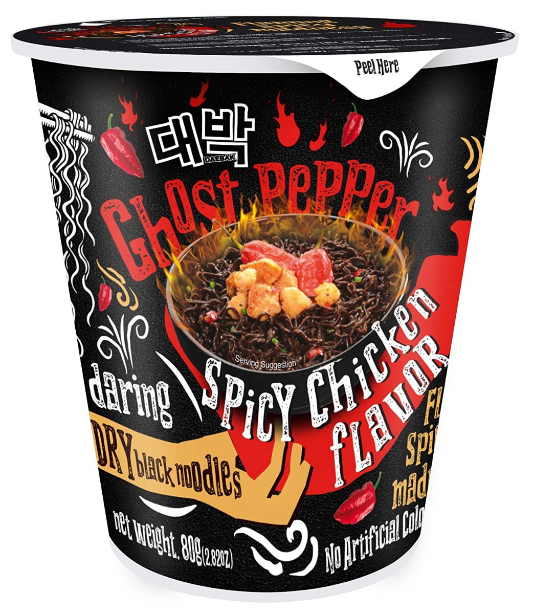 Picture of Daebak KHRM00375194 2.82 oz Spicy Chicken Flavor Ghost Pepper Noodles