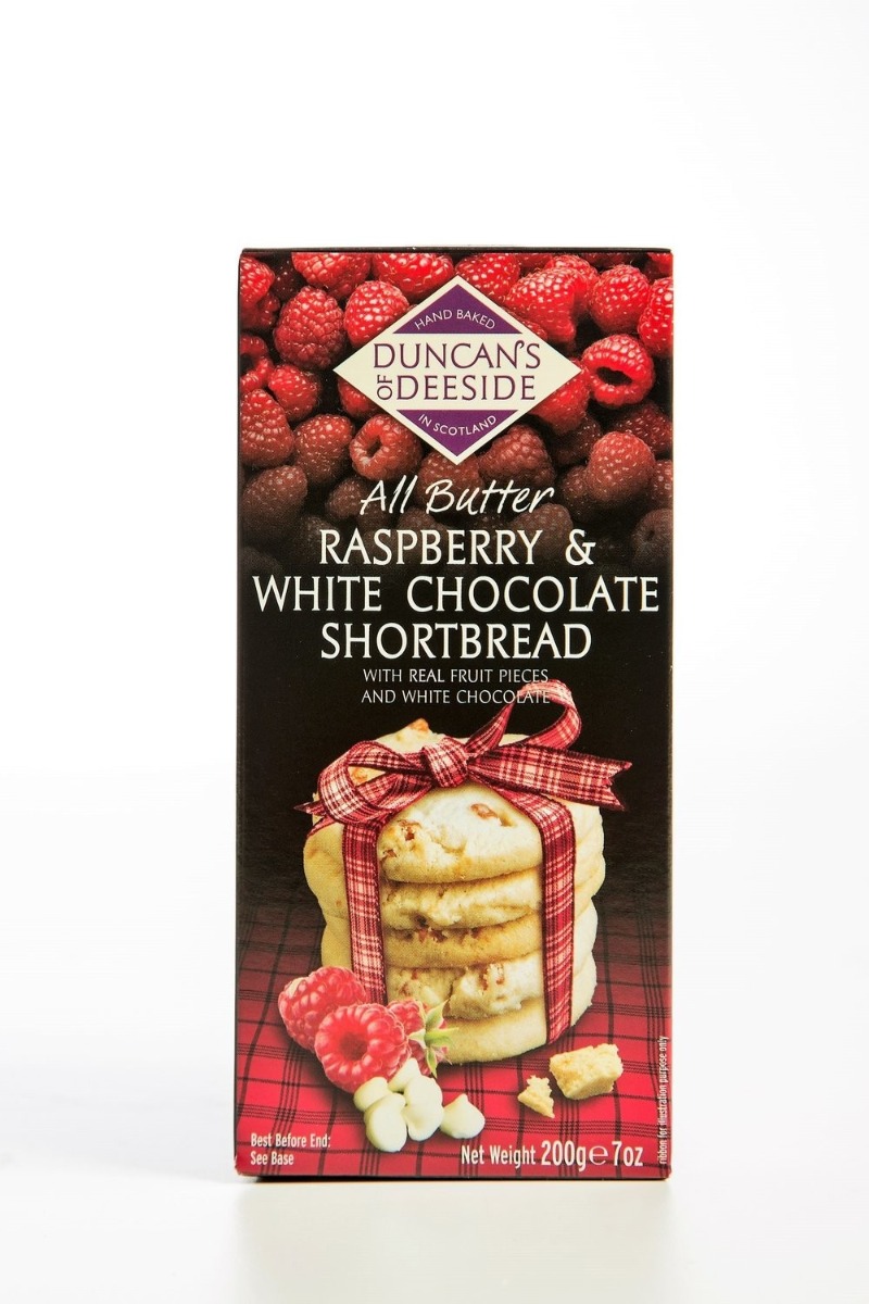 Picture of Duncan KHRM00393645 7.3 oz All Butter Raspberry & White Chocolate Shortbread