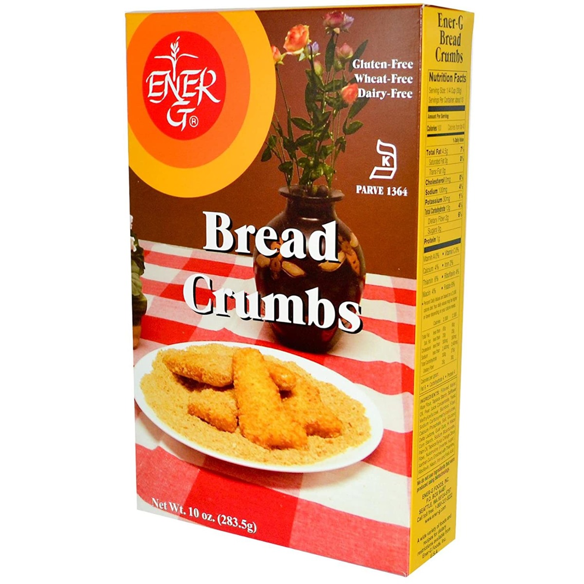 Picture of Ener G Foods KHRM00403060 10.01 oz Wheat Free Grain Free Breadcrumb
