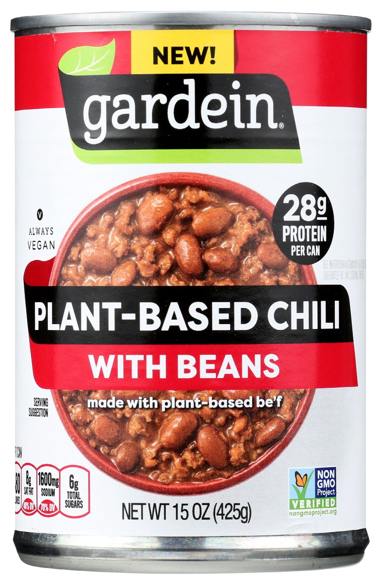 Picture of Gardein KHRM00382472 15 oz Chili Vegetable with Beans