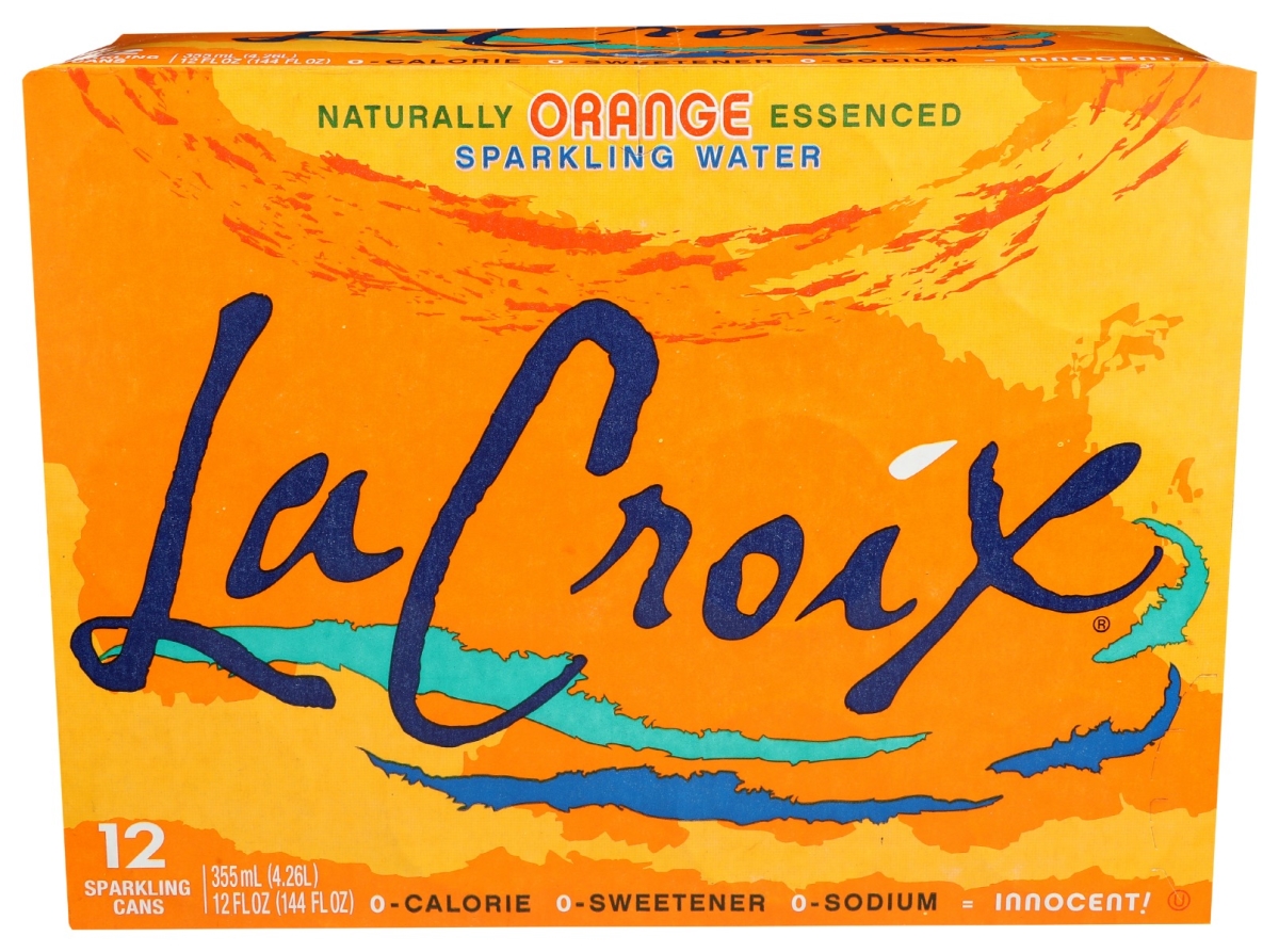 Picture of La Croix KHRM00079471 144 12 fl oz Orange Spark Water - Pack of 12