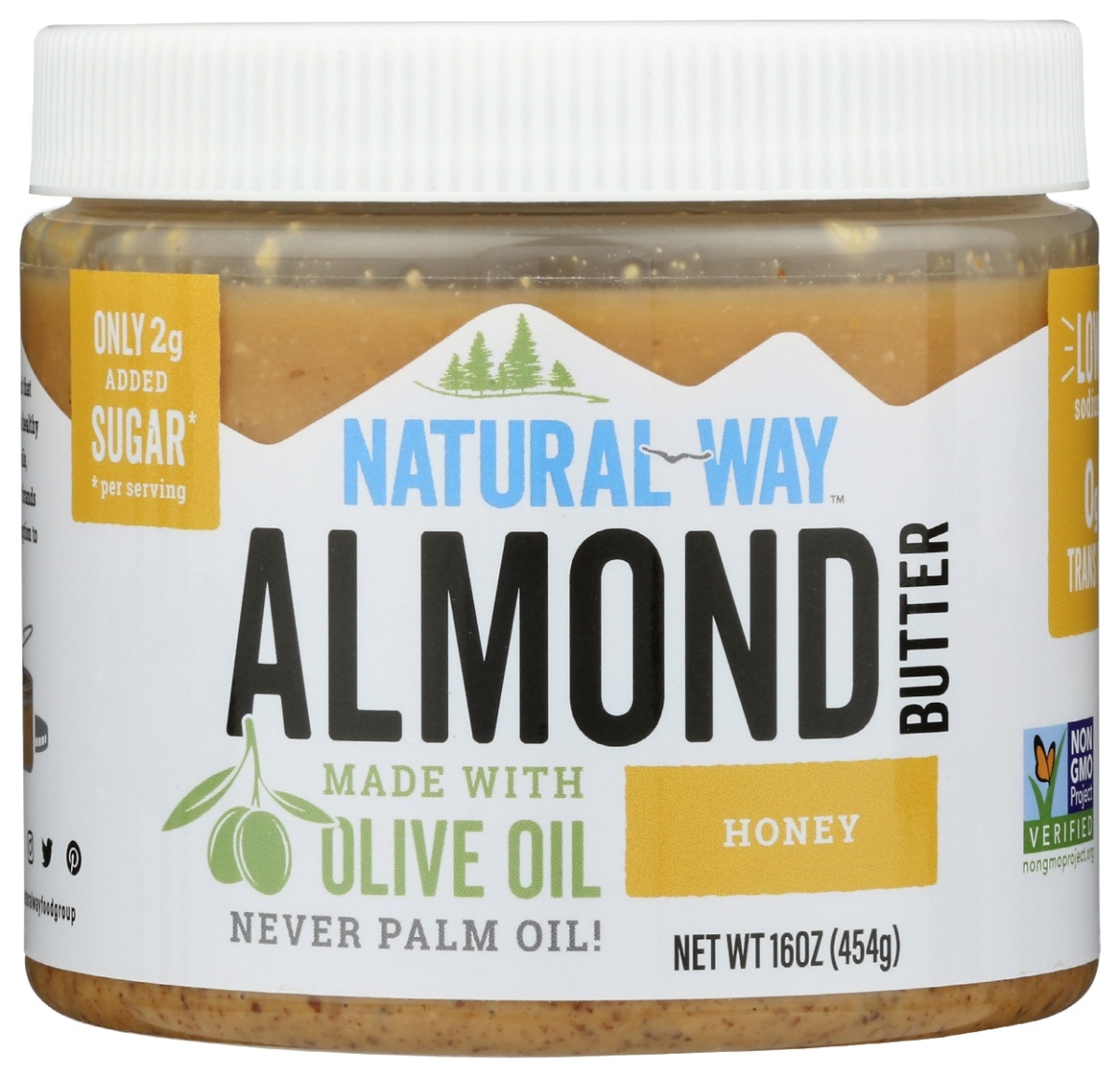 Picture of Natural Way KHCH00354888 16 oz Almond Butter Oo Honey
