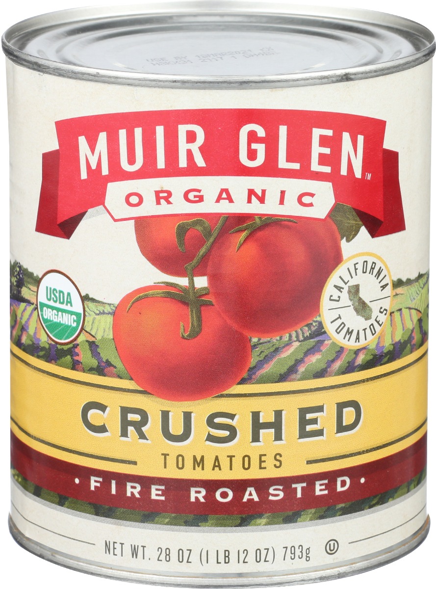 Picture of Muir Glen KHRM00074980 28 oz Fire Roasted Crushed Tomatoes