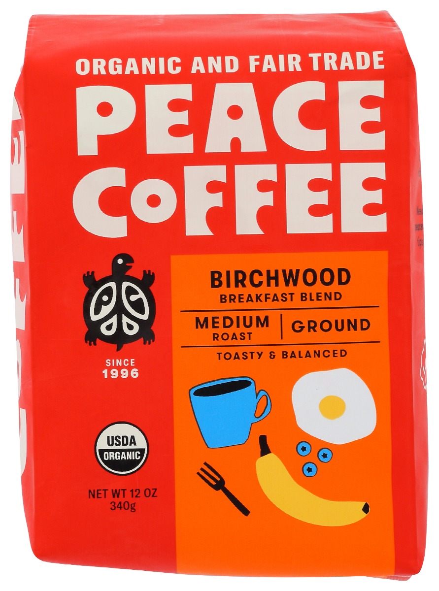 Picture of Peace Coffee KHRM00362759 12 oz Birchwood Ground Coffee