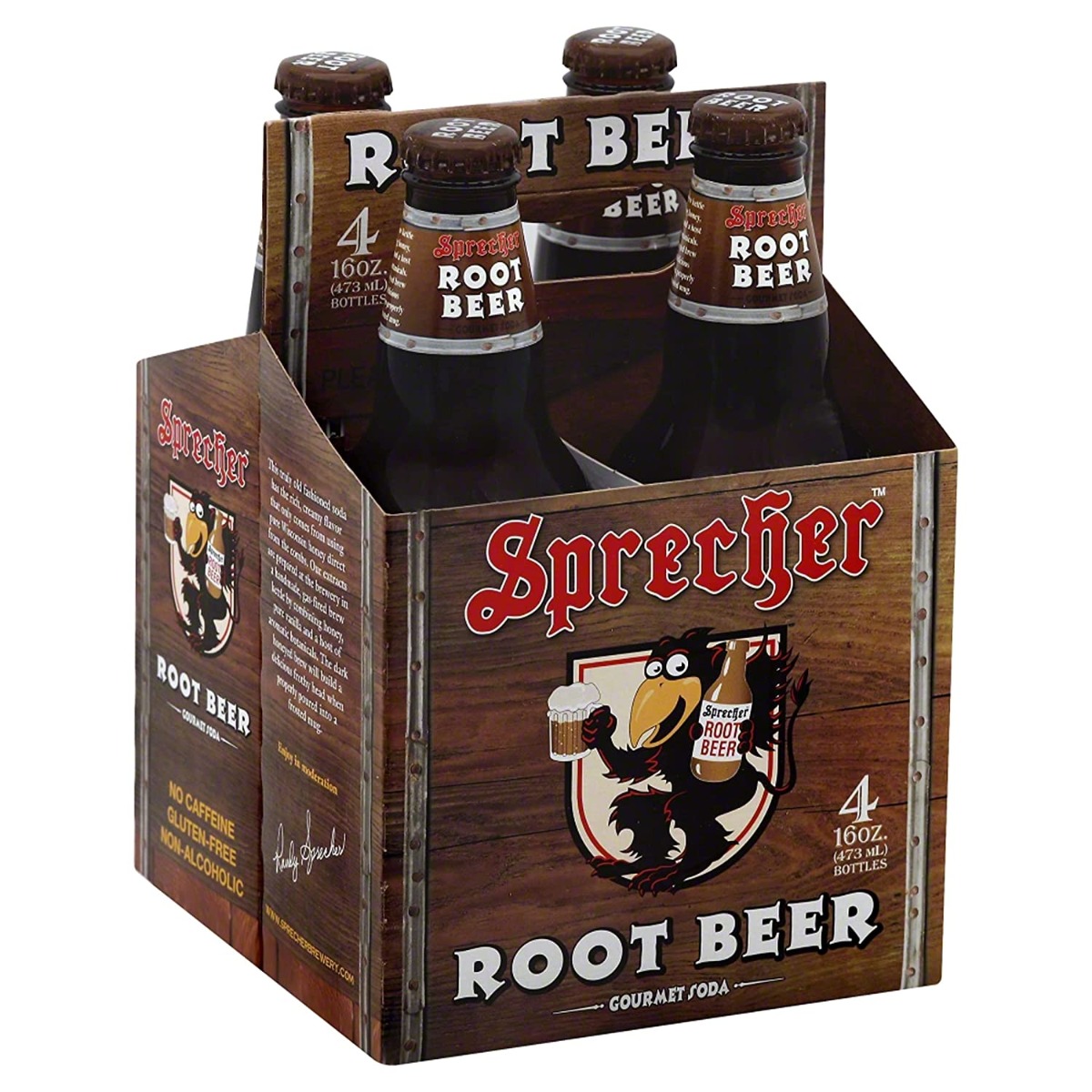 Picture of Sprecher KHRM00053731 64 fl oz Root Beer Soda&#44; Pack of 4