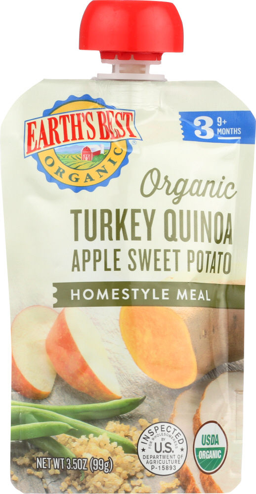 Picture of Earths Best KHFM00288398 3.5 oz Quinoa Turkey Sweet Potato