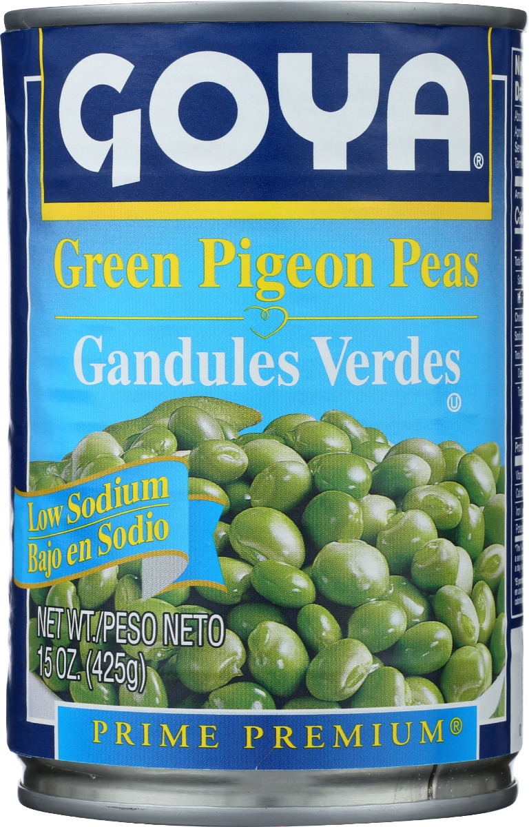 Picture of Goya KHRM00279142 Low Sodium Green Pigeon Peas&#44; 15 oz