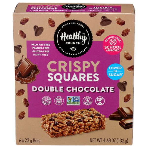 Picture of Healthy Crunch KHRM00381547 4.68 oz Double Chocolate Crispy Square