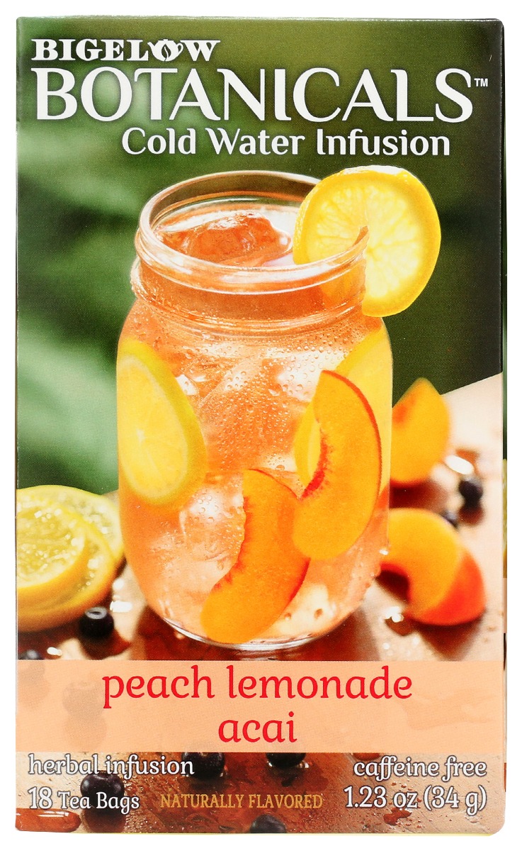 Picture of Bigelow KHRM00385055 1.23 oz Peach Lemonade Acai Teabag - 18 Count
