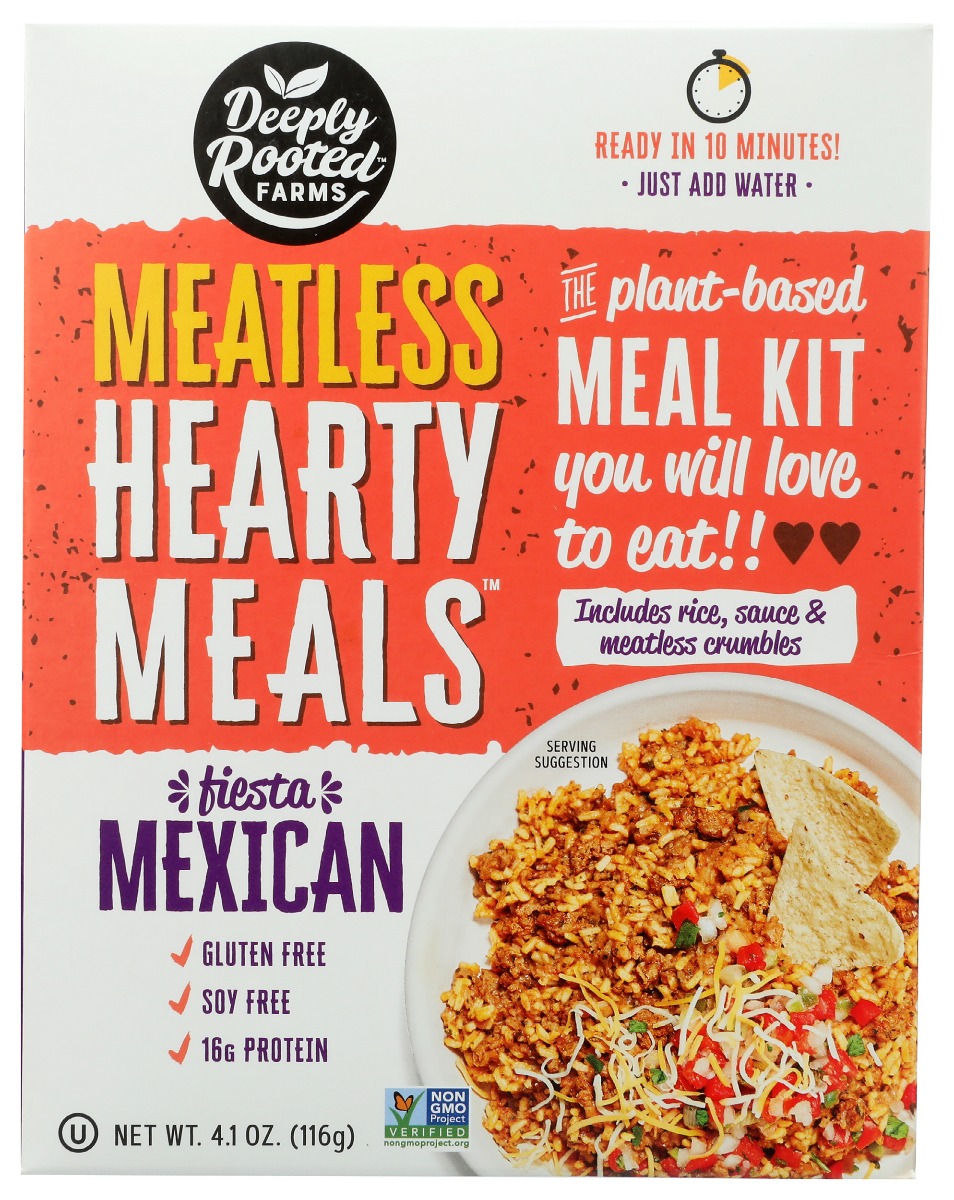 Picture of Deeply Rooted KHRM00386891 4.1 oz Hearty Meals Fiesta Mexican Rice Bowl