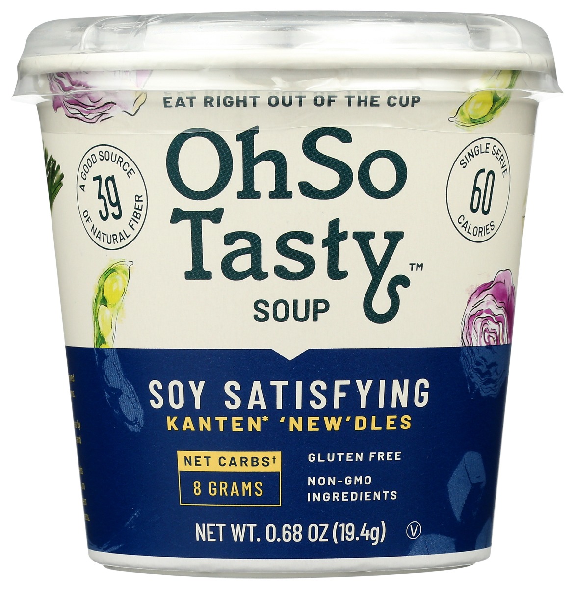 Picture of Ohsotasty KHRM00370847 0.68 oz Newdle Soy Satsfying Soup