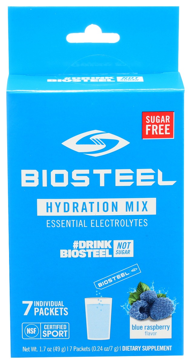 Picture of Biosteel KHRM00366920 7 Un Blue Raspberry Hydration Mix