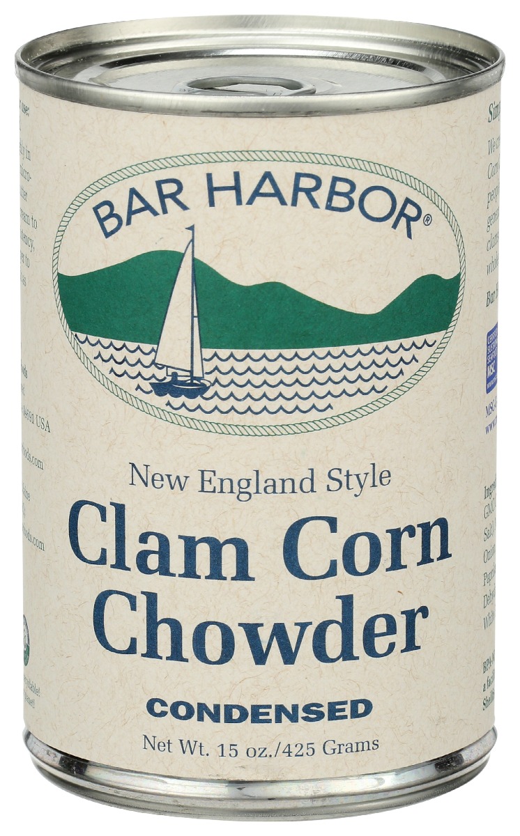 Picture of Bar Harbor KHRM00604715 15 oz Clam Corn Chowder
