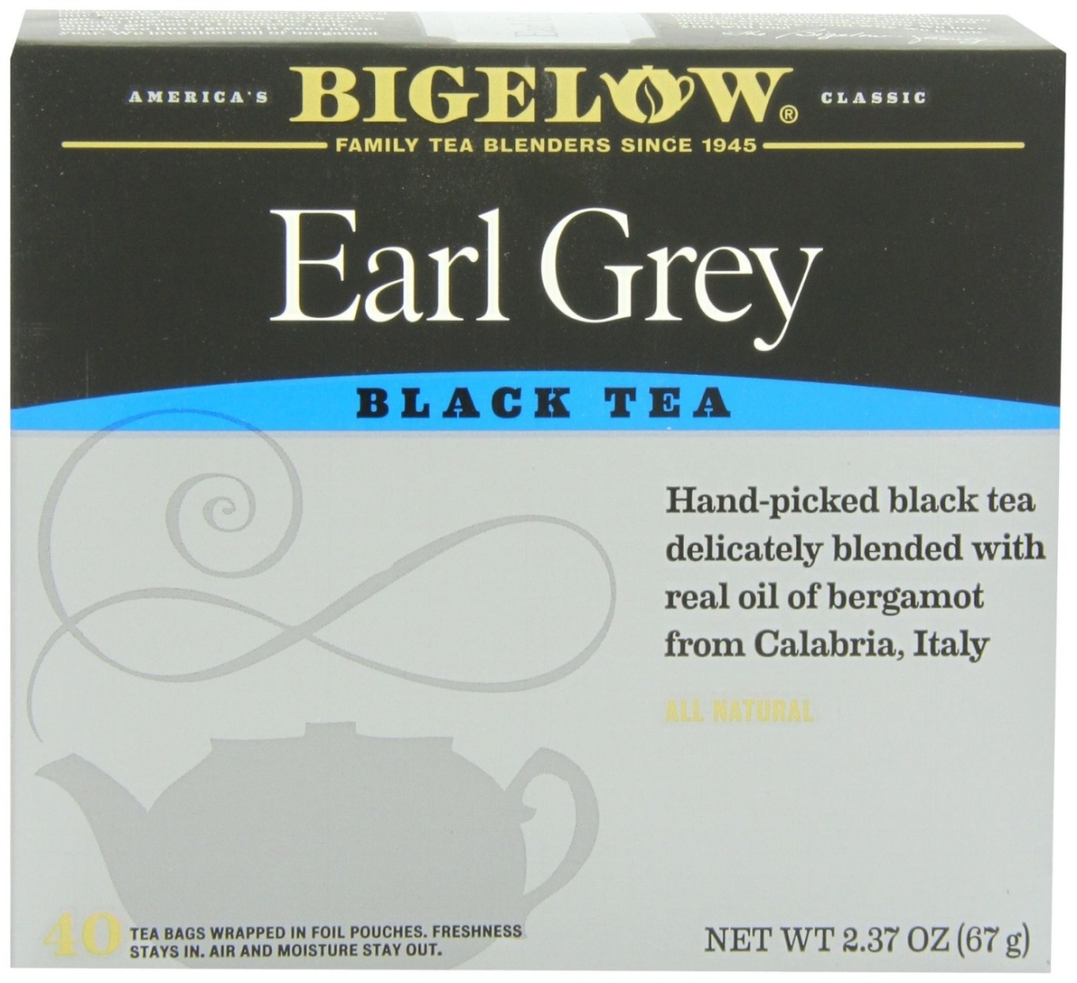 Picture of Bigelow KHCH01595792 2.37 oz Earl Grey Black Tea - 40 Tea Bag