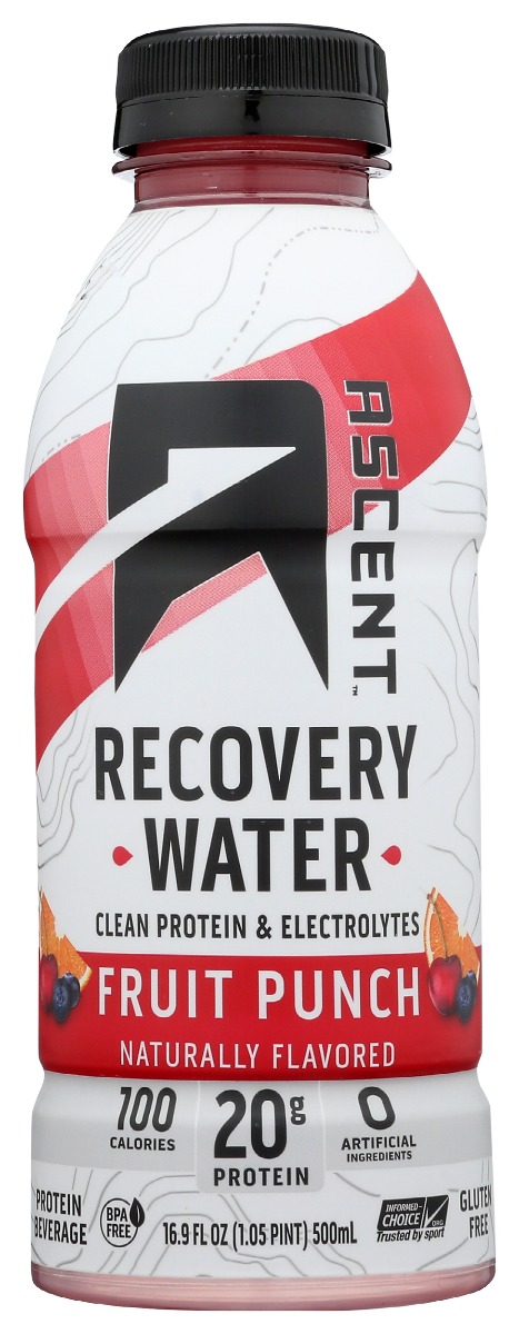 Picture of Ascent KHLV00357287 16.9 fl oz Fruit Punch Recovery Water