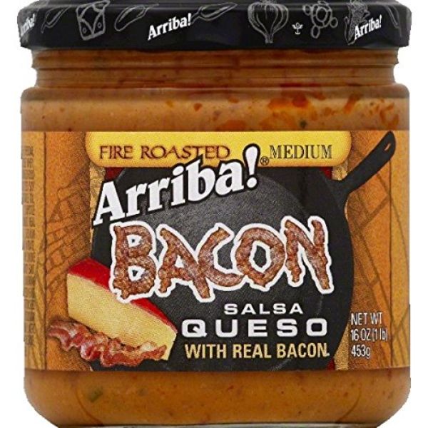 Picture of Arriba KHRM00255024 16 oz Queso Salsa with Real Bacon
