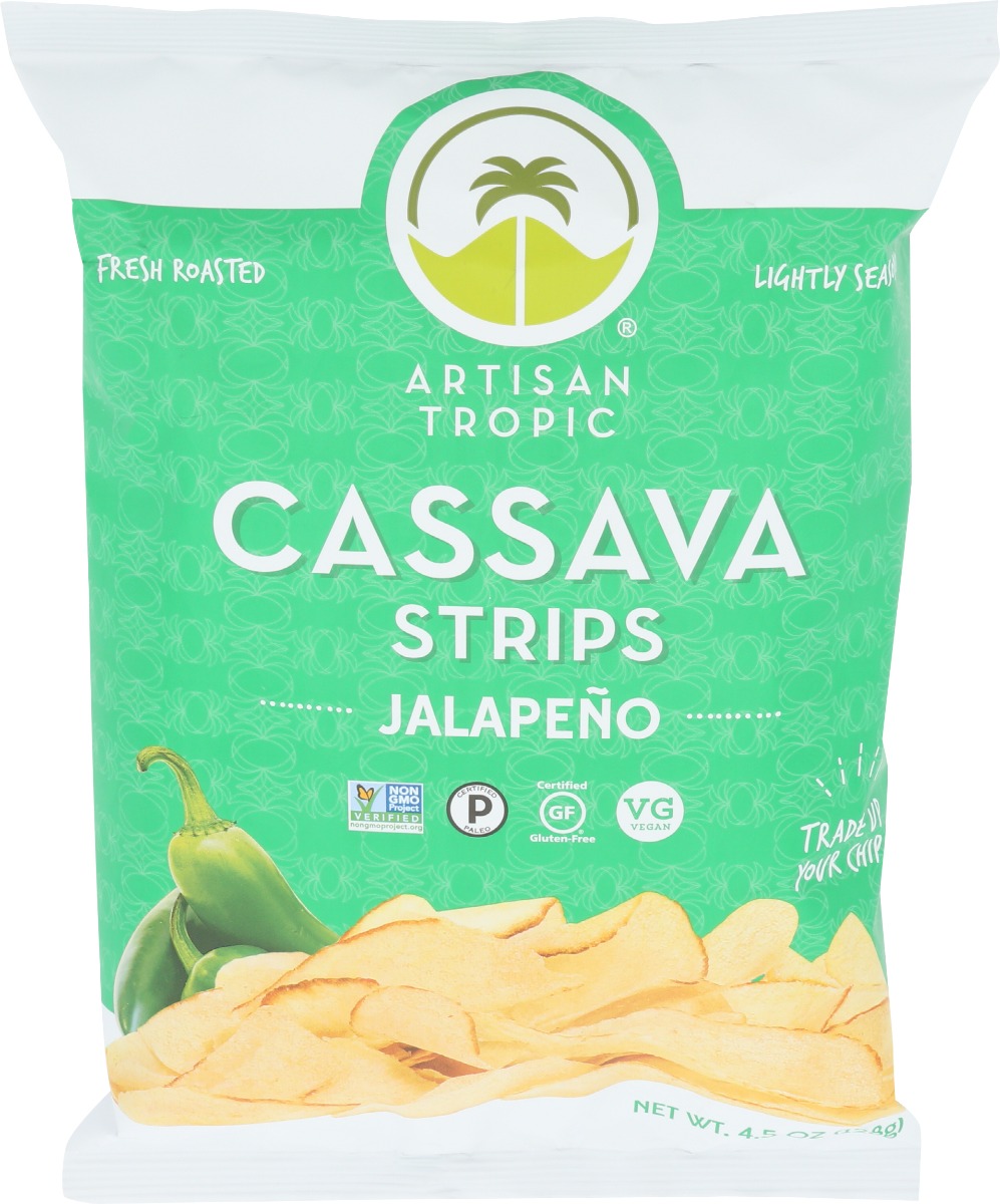 Picture of Artisan Tropic KHRM00337908 4.5 oz Jalapeno Cassava Strips Snack