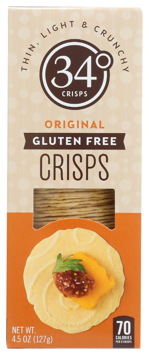 Picture of 34 Degrees KHRM00352719 4.5 oz Original Gluten Free Crisps