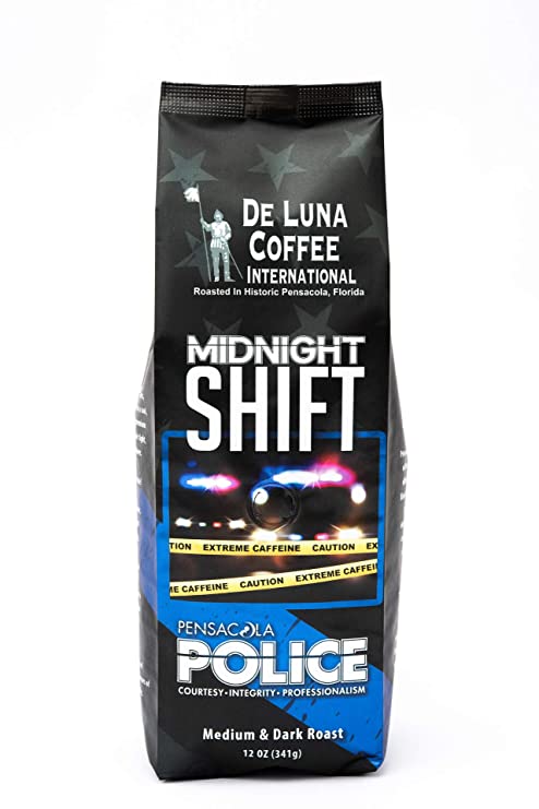 Picture of Deluna Coffee KHRM00379187 12 oz Coffee Midnight Shift
