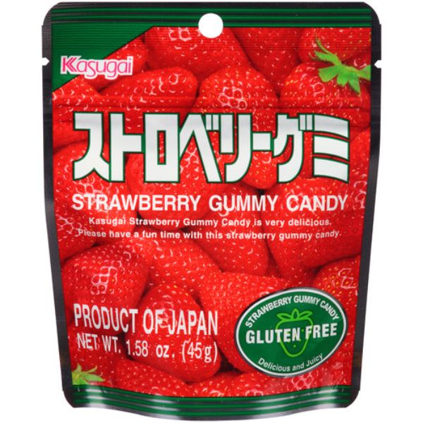 KHRM00127448 1.58 oz Strawberry Gummy Candy -  KASUGAI