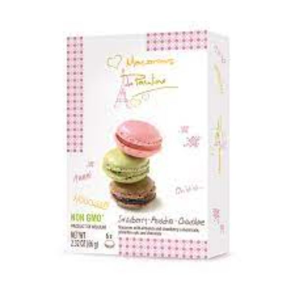 Picture of Macarons DE Pauline KHRM00306351 2.32 oz Assorted Macroon Cookie - 6 Piece