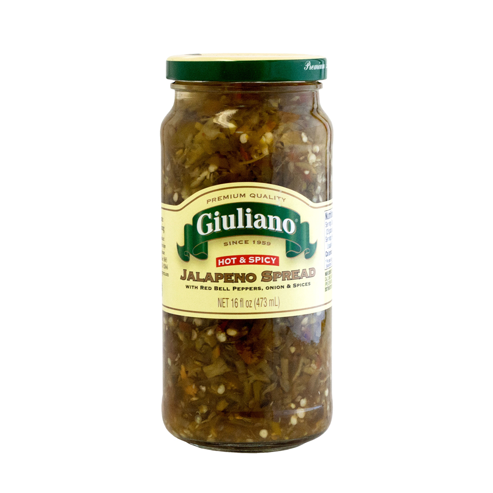 Picture of Giuliano KHRM00087385 16 oz Hot & Spicy Jalapeno Spread