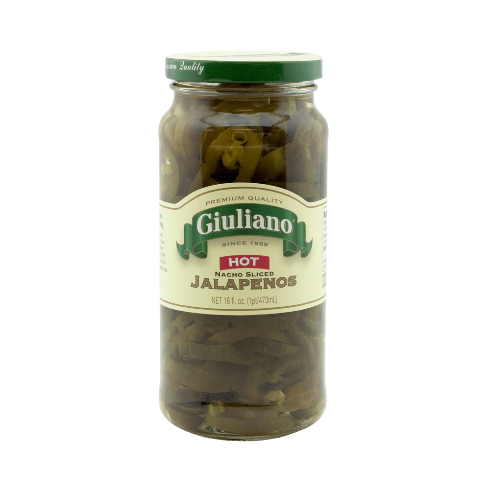 Picture of Giuliano KHRM00608218 16 oz Hot Nacho Sliced Jalapenos