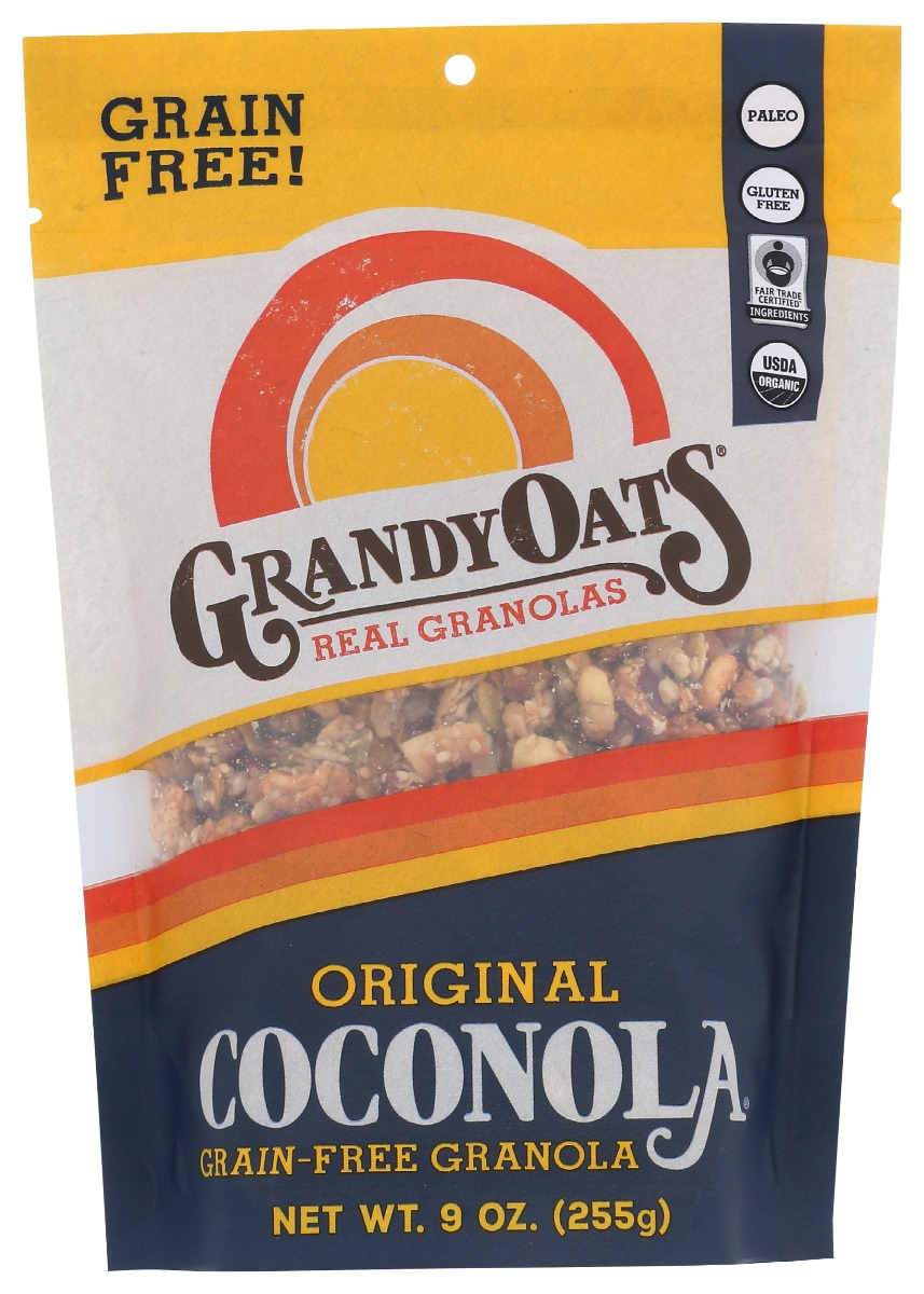 Picture of Grandy Oats KHRM00313415 9 oz Original Coconola Grain Free Granola