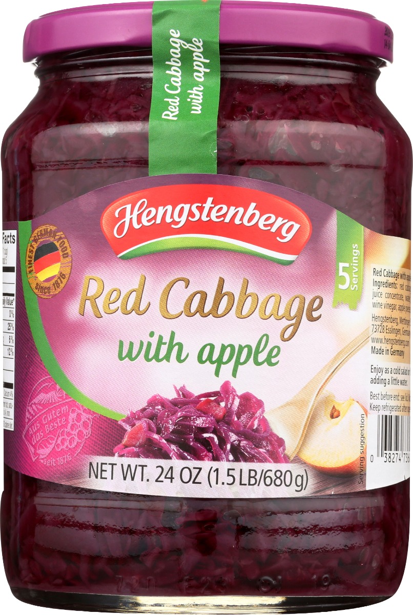 Picture of Hengstenberg KHRM00069436 24 oz Red Cabbage with Apple