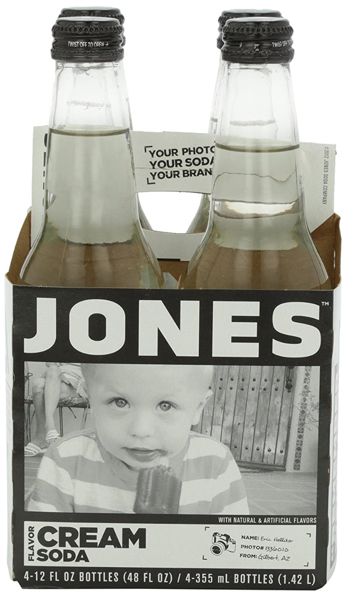 Picture of Jones KHRM00061721 48 fl oz Cream Soda - Pack of 4