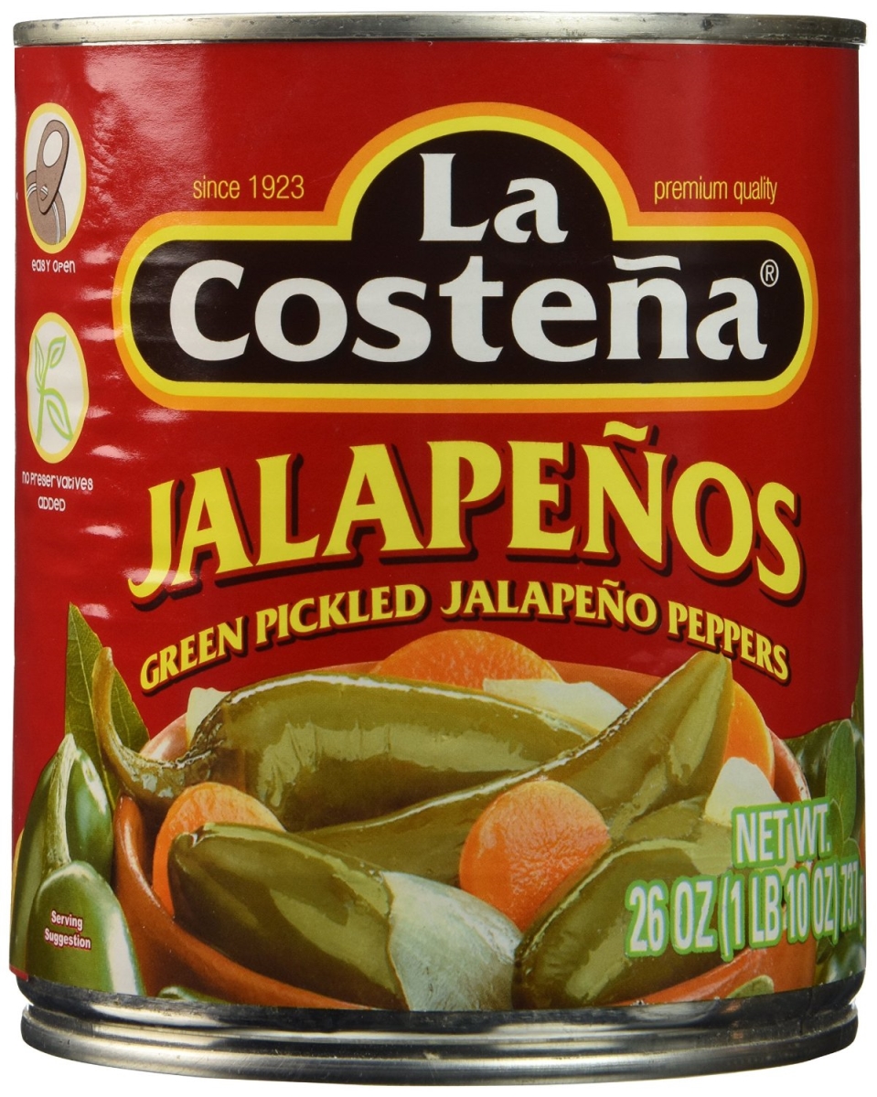 Picture of LA Costena KHFM00025934 26 oz Whole Jalapeno Peppers