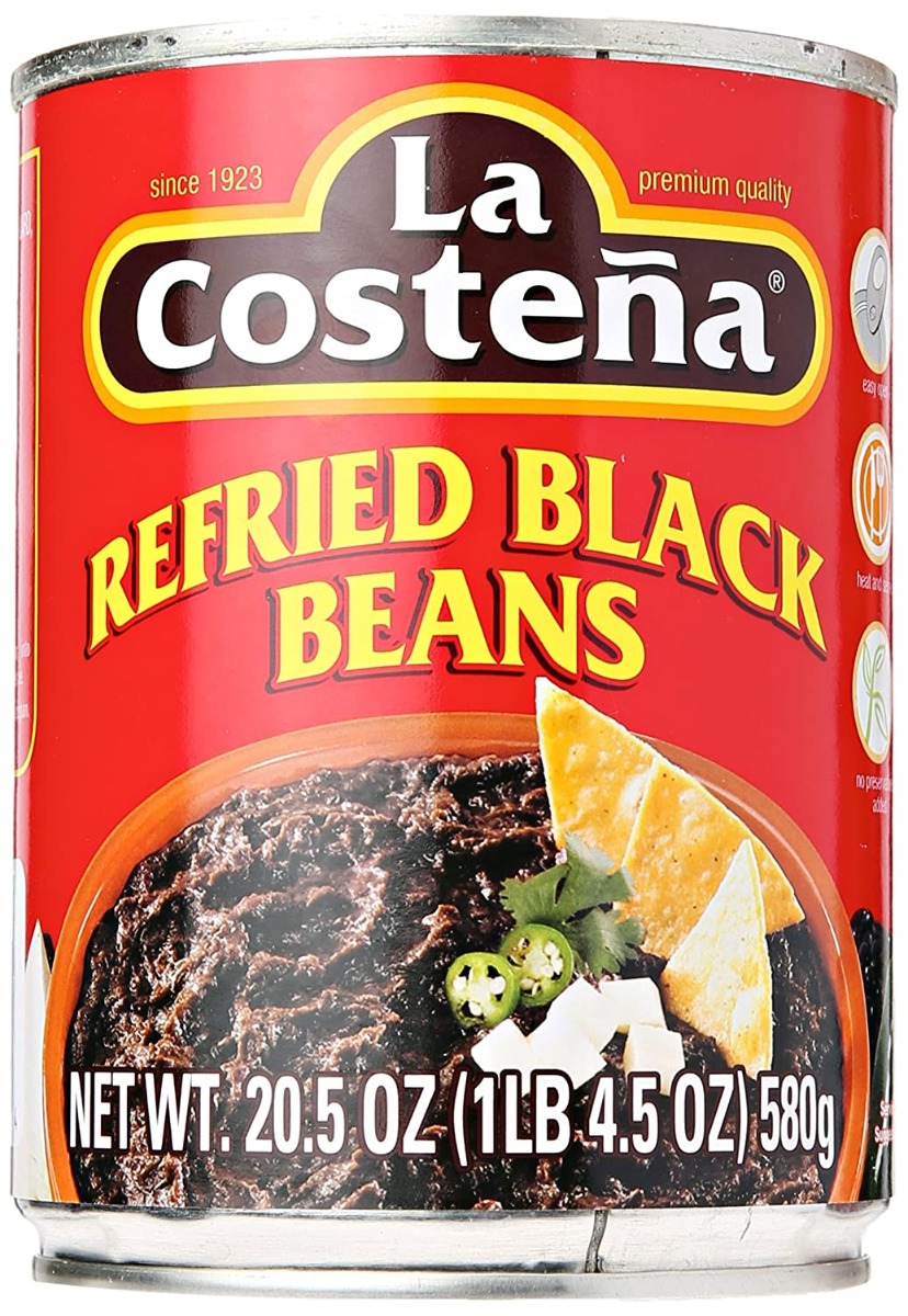 Picture of LA Costena KHRM00026680 20.5 oz Refried Black Beans