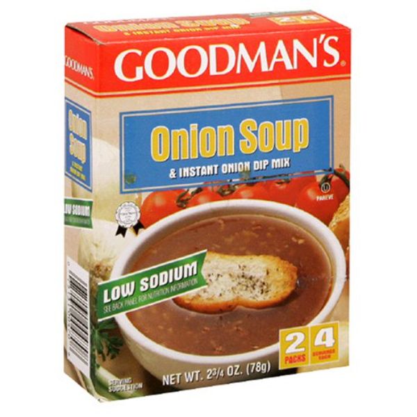 Picture of Goodmans KHRM00030059 2.75 oz Low Sodium Onion Soup & Dip