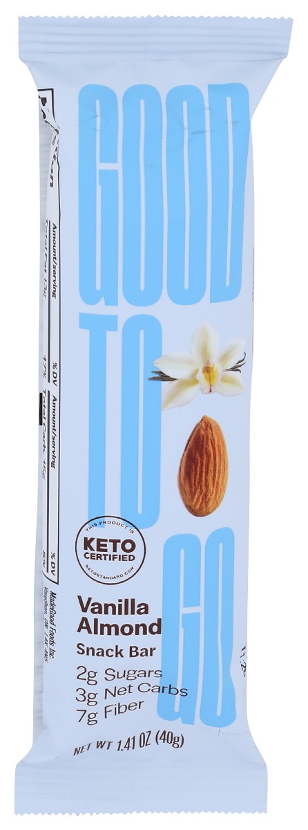 Picture of Good to Go KHRM00343130 1.4 oz Vanilla Almond Snack Bar