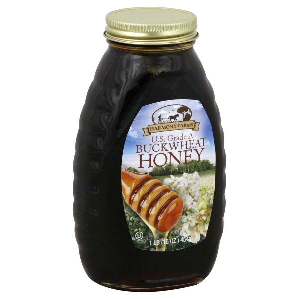 Picture of Harmony Farms KHRM00102797 16 oz Buckwheat Honey