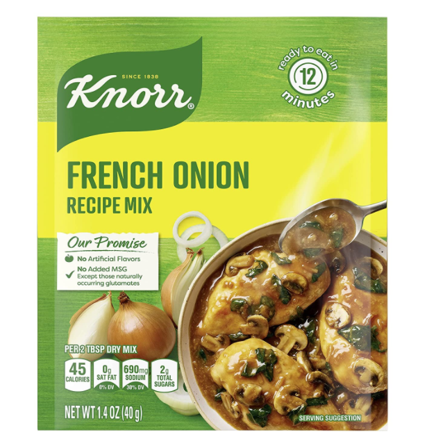 Picture of Knorr KHRM00206458 1.4 oz French Onion Recipe Mix