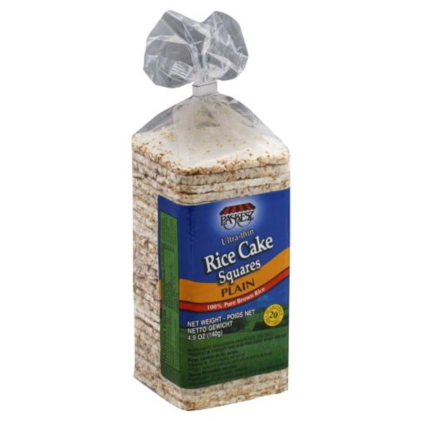 Picture of Paskesz KHRM00202496 4.9 oz Square Thin Plain Rice Cake