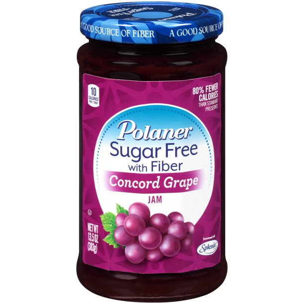 Picture of Polaner KHRM00038641 13.5 oz Sugar Free Concord Grape Jam