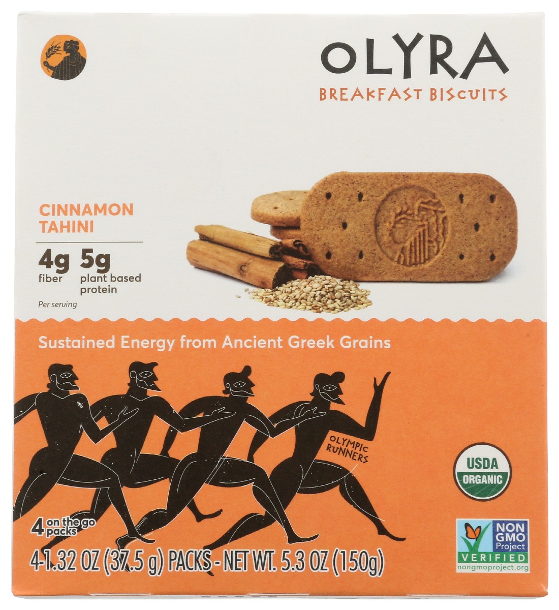 Picture of Olyra KHRM00337600 5.3 oz Cinnamon Tahini Breakfast Biscuits