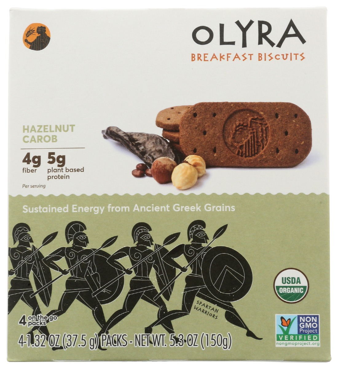 Picture of Olyra KHRM00337602 5.3 oz Hazelnut Carob Breakfast Biscuits