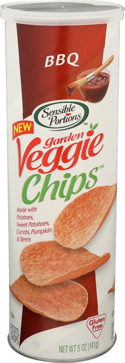 KHRM00272334 5 oz Canister BBQ Garden Veggie Chips -  Sensible Portions