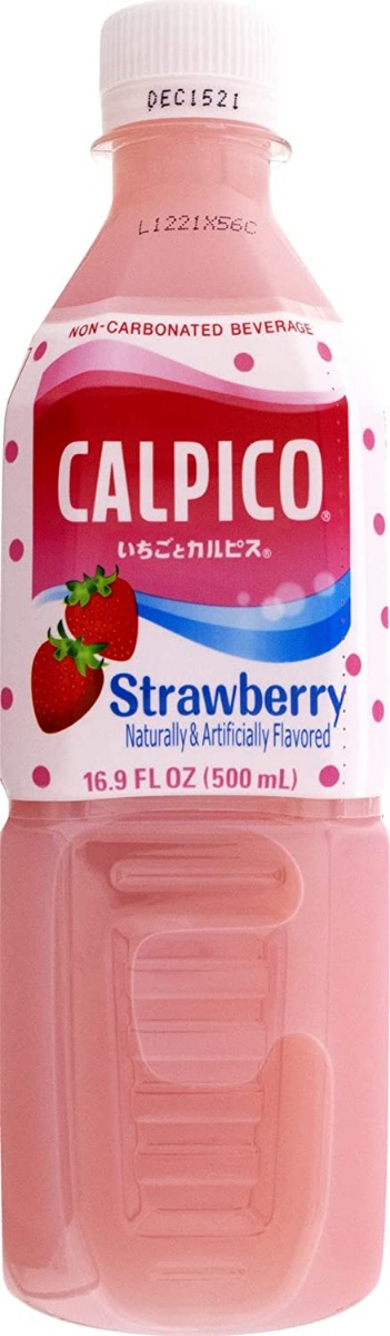 Picture of Calpico KHRM00383303 Strawberry Drink, 16.9 oz
