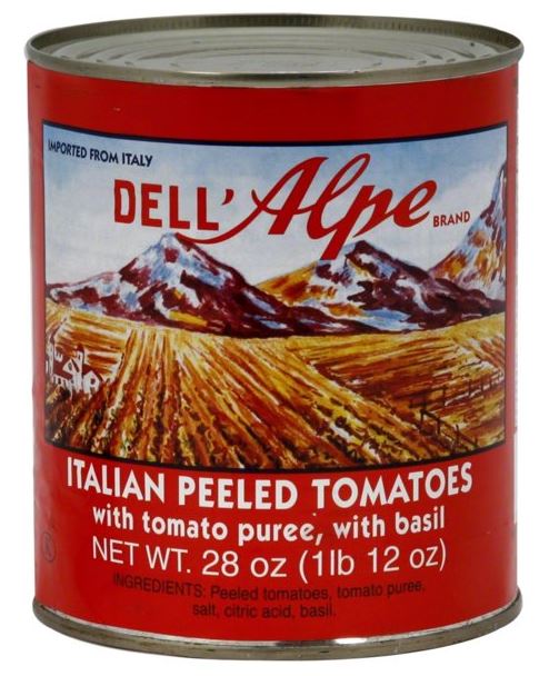 Picture of Dell Alpe KHRM00008541 28 oz Italian Peeled Tomato
