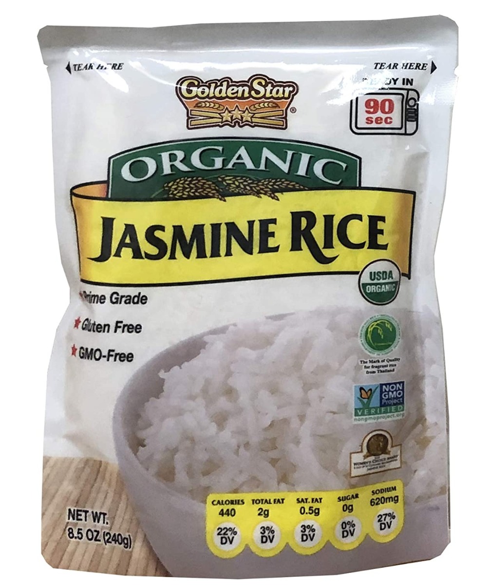 Picture of Golden Star KHRM00384846 Organic Jasmine Rice&#44; 8.5 oz