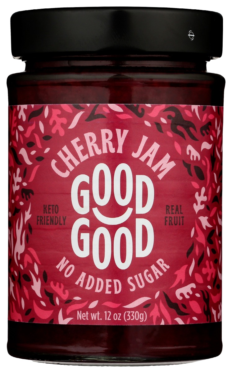 Picture of Good Good KHRM00397544 12 oz Cherry Keto Friendly No Added Sugar Jam