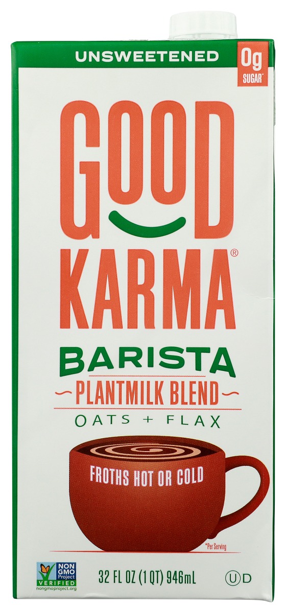 Picture of Good Karma KHRM00403911 32 fl oz Unsweetened Barista Plant Milk