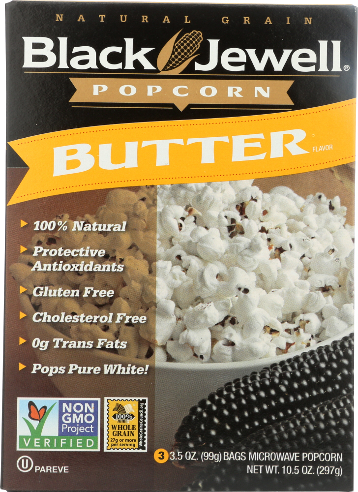 Picture of Black Jewell KHFM00035371 10.5 oz Premium Microwave Popcorn Butter 3 Bags