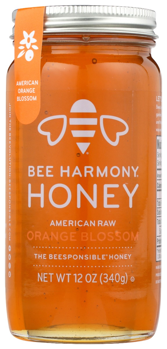 Picture of Bee Harmony KHRM00323291 12 oz Honey Orange Blossom Amer