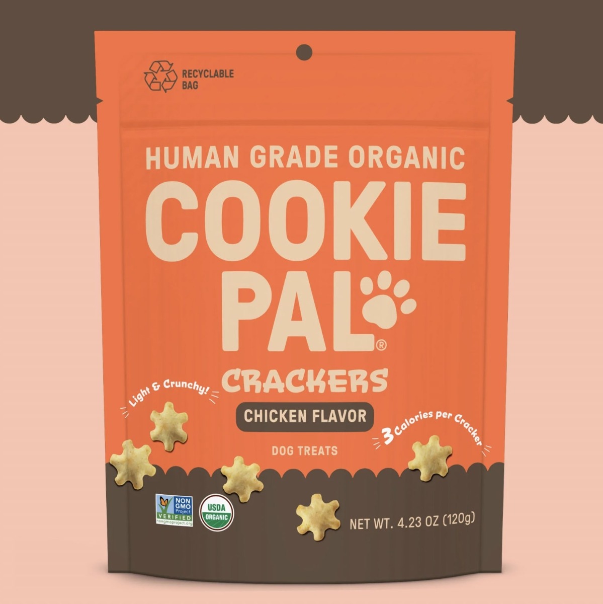 Picture of Cookie Pal KHRM00403959 4 oz Chicken Flavor Organic Cracker